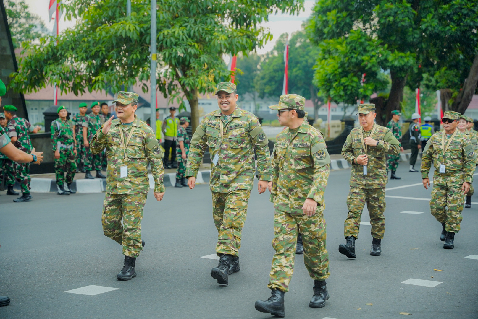 Gubernur Sumut Bobby Nasution mengikuti Retreat Pembekalan bersama Kepala Daerah se Indonesia di Akademi Militer, Magelang, Jawa Tengah, Jumat (21/2/2025).