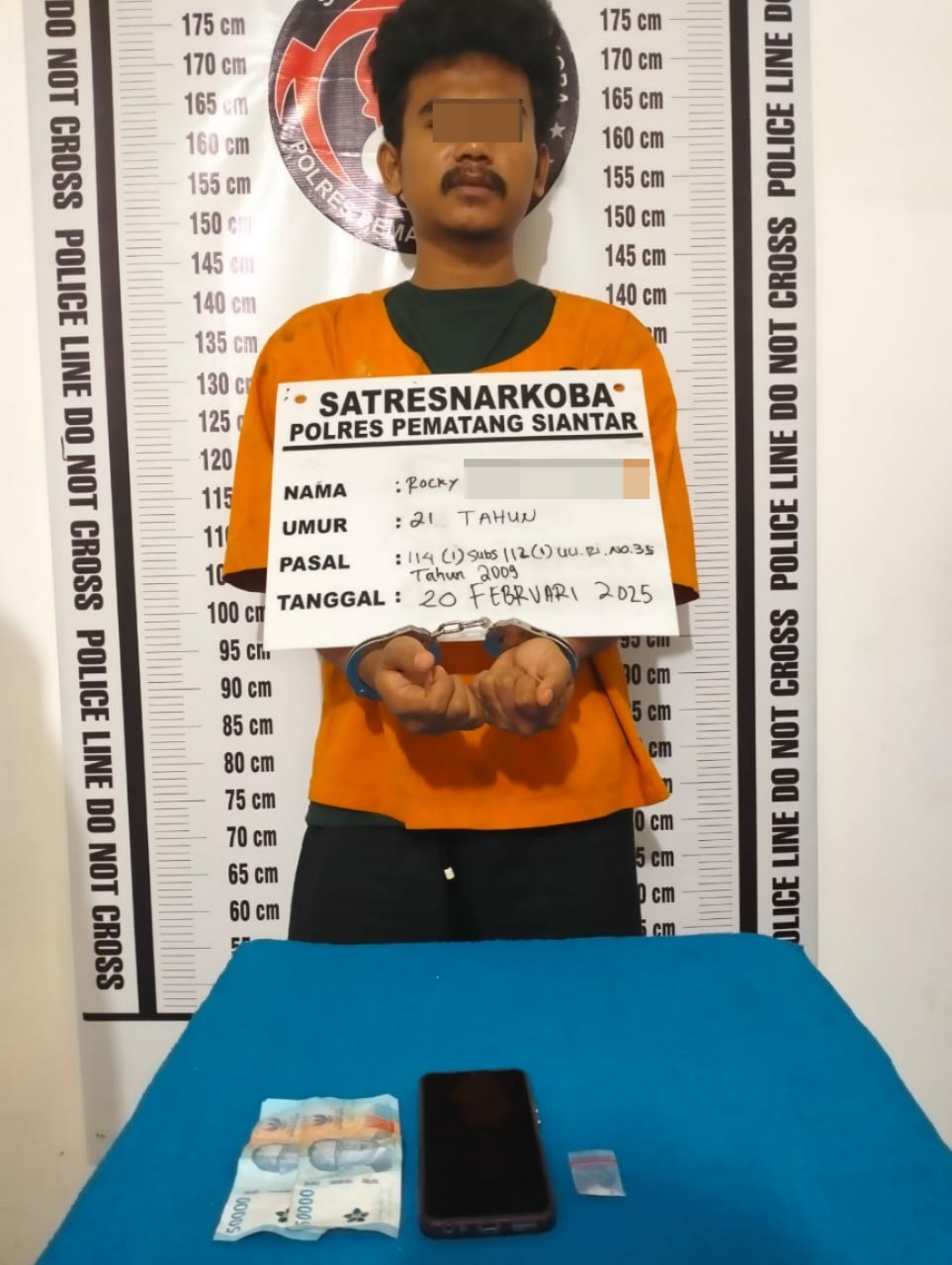 RDT yang ditangkap di kamar kos di Kalan Raider.