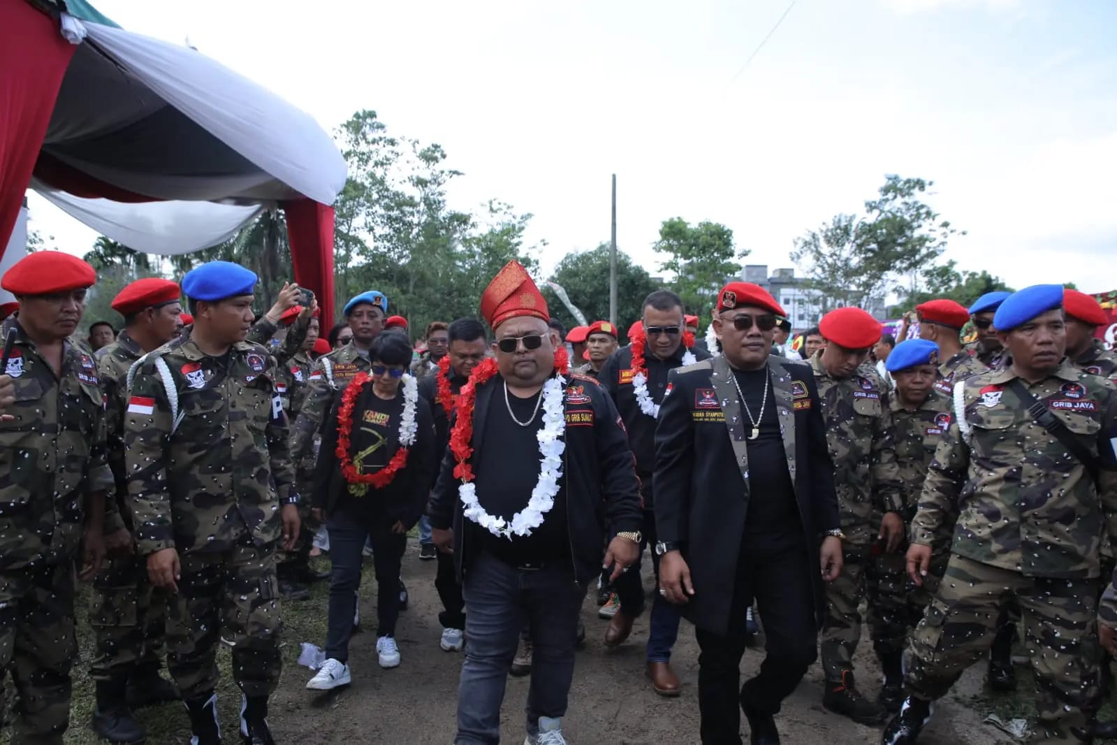 DPD GRIB Asahan resmi dilantik untuk periode 2025-2029 dalam sebuah acara di Lapangan Hoki Kisaran, Selasa (25/2/2025).