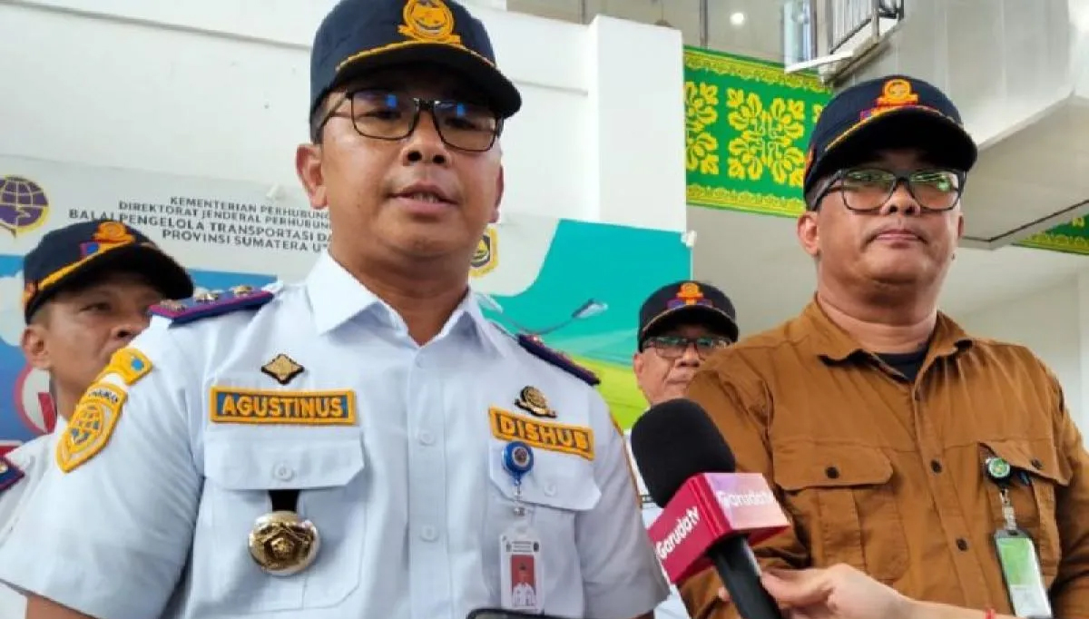 Kepala Dishub Sumut, Agustinus.