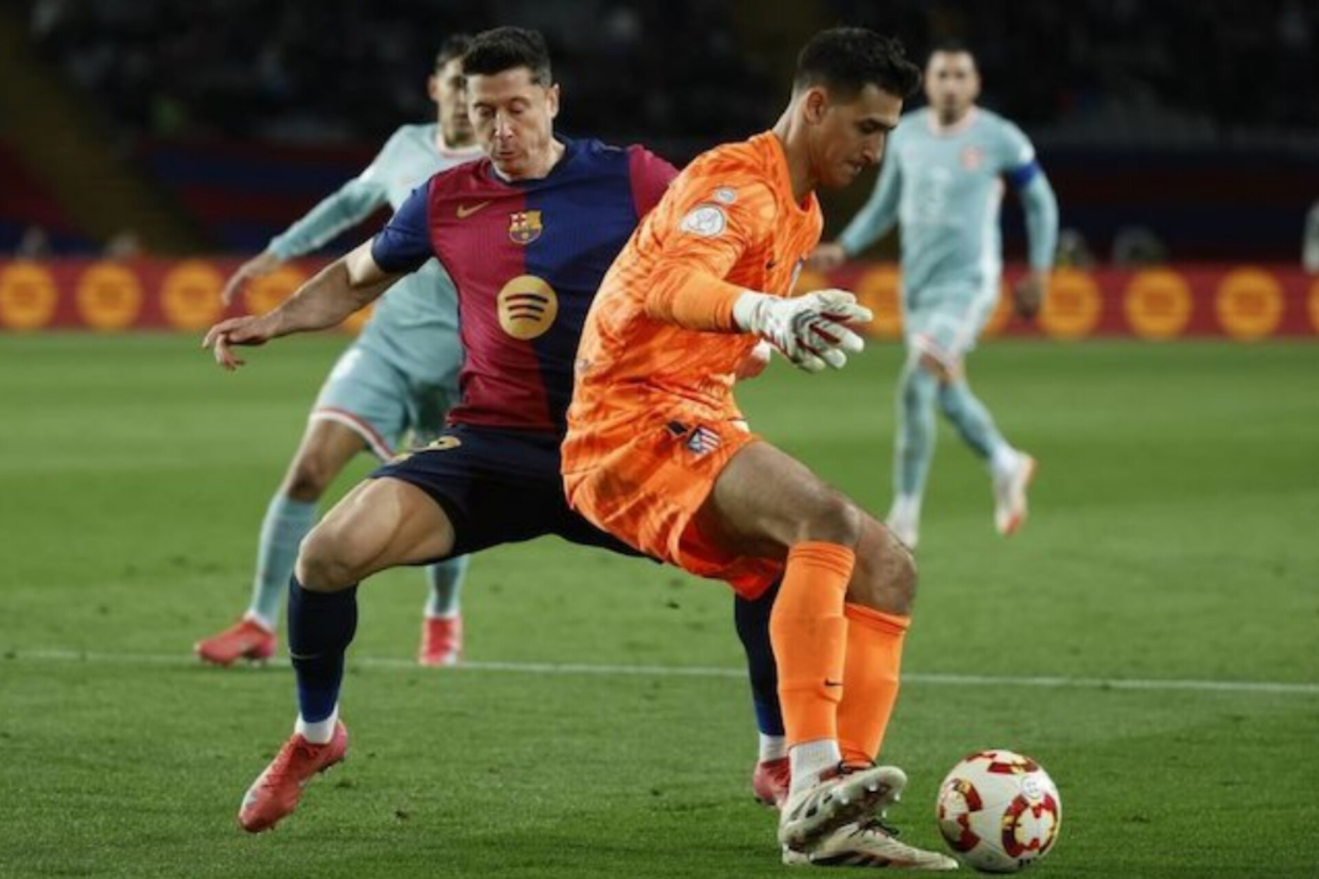 Barcelona kebobolan 4 gol.