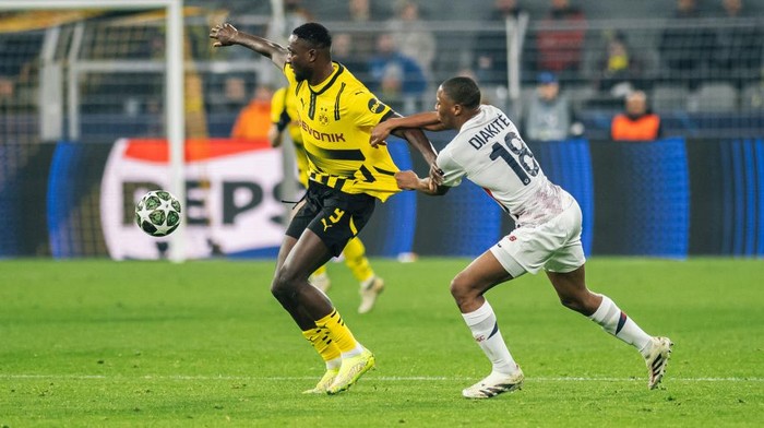 Borussia Dortmund ditahan Lille 1-1 dalam leg pertama 16 besar Liga Champions musim ini.