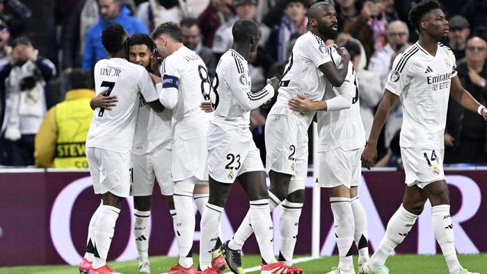 Bertanding di Santiago Bernabeu, Madrid, Rabu (5/3/2025) dini hari WIB, Madrid mampu unggul cepat lewat Rodrygo.