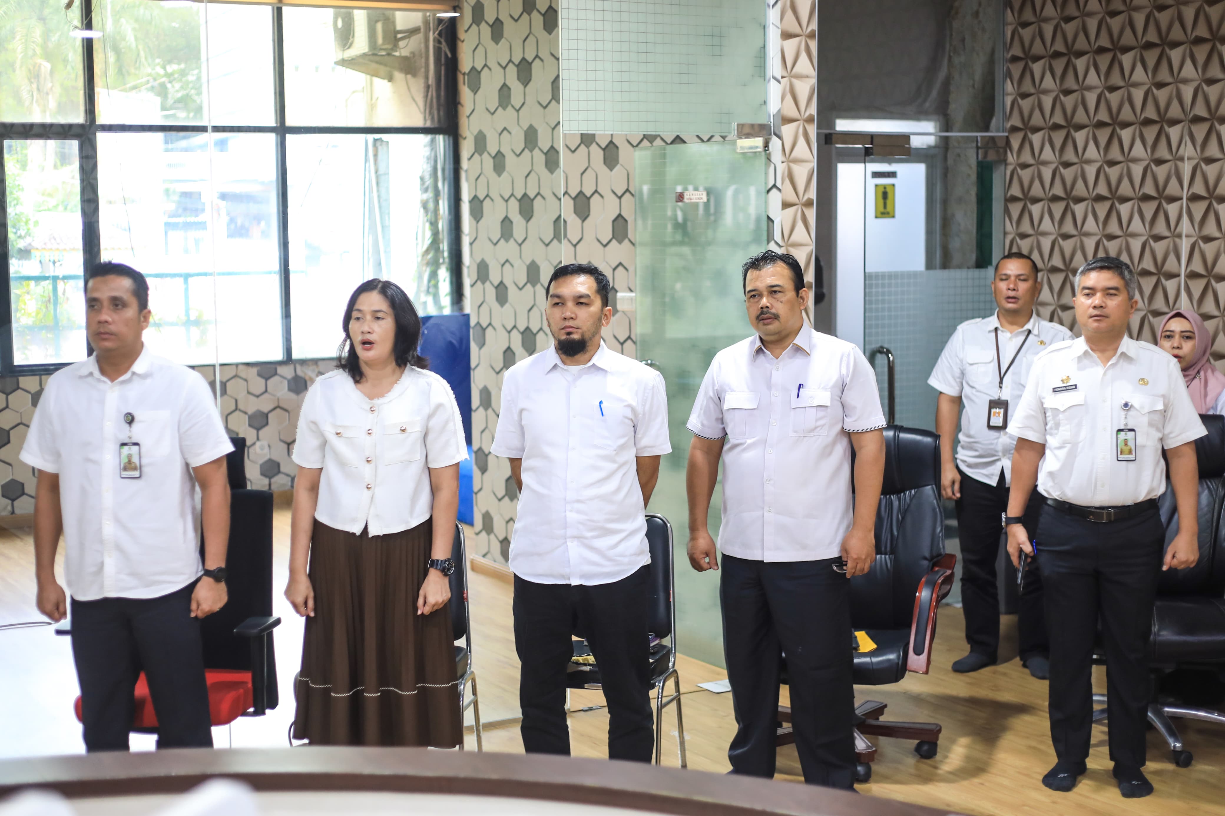 Pemko Medan mengikuti Peluncuran Indikator Indeks Pencegahan Korupsi Daerah (IPKD) pada aplikasi Monitoring Center of Prevention (MCP) 2025 secara virtual oleh KPK RI, dari Command Center.