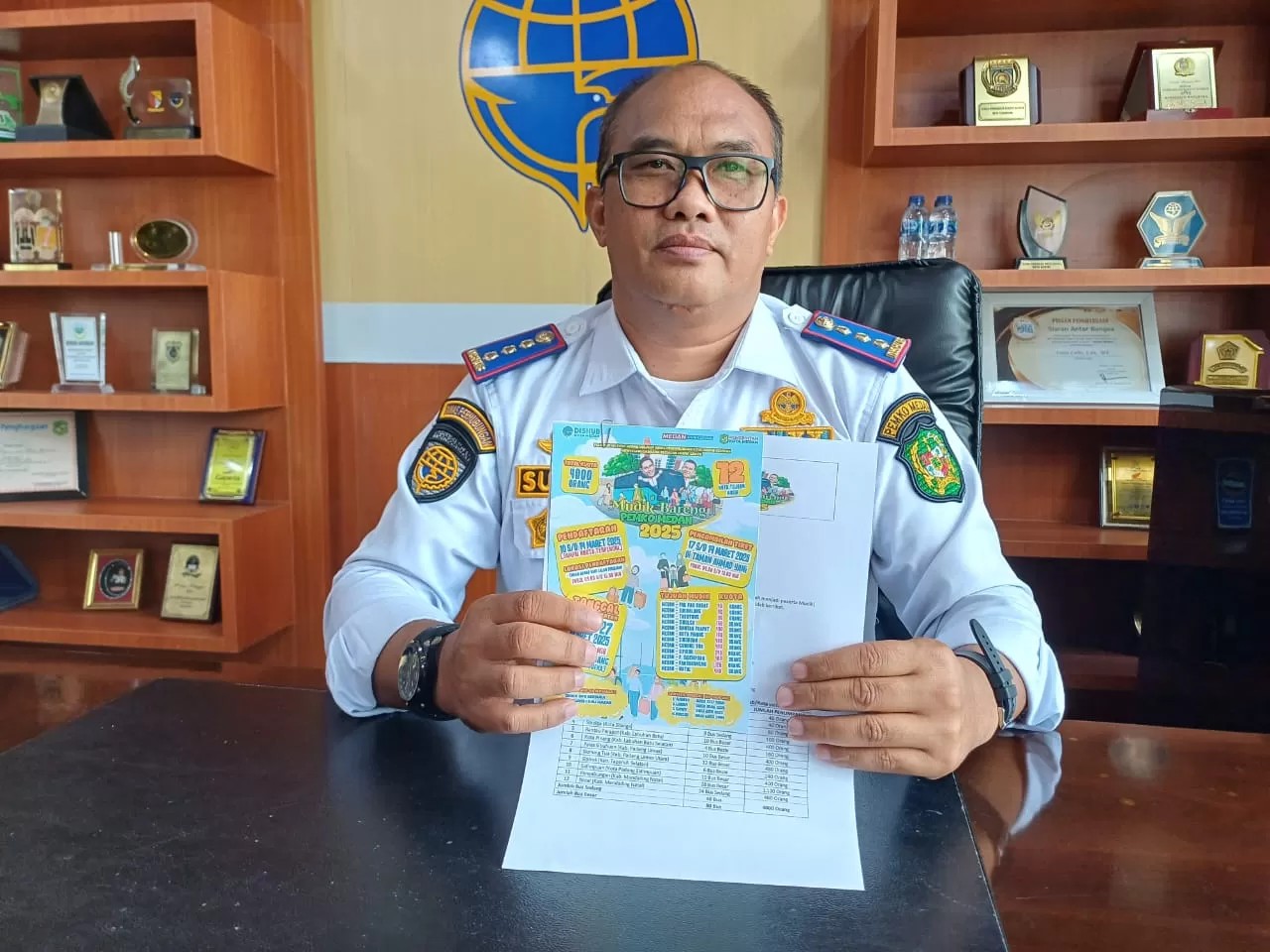Plt Kepala Dinas Perhubungan Kota Medan, Suriono.