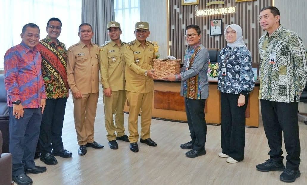 Direksi Bank Sumut berkunjung ke Pemkab Simalungun.