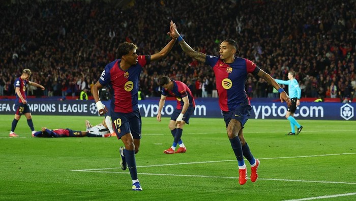 Barcelona sukses mengalahkan Benfica 3-1 di babak 16 besar leg kedua.