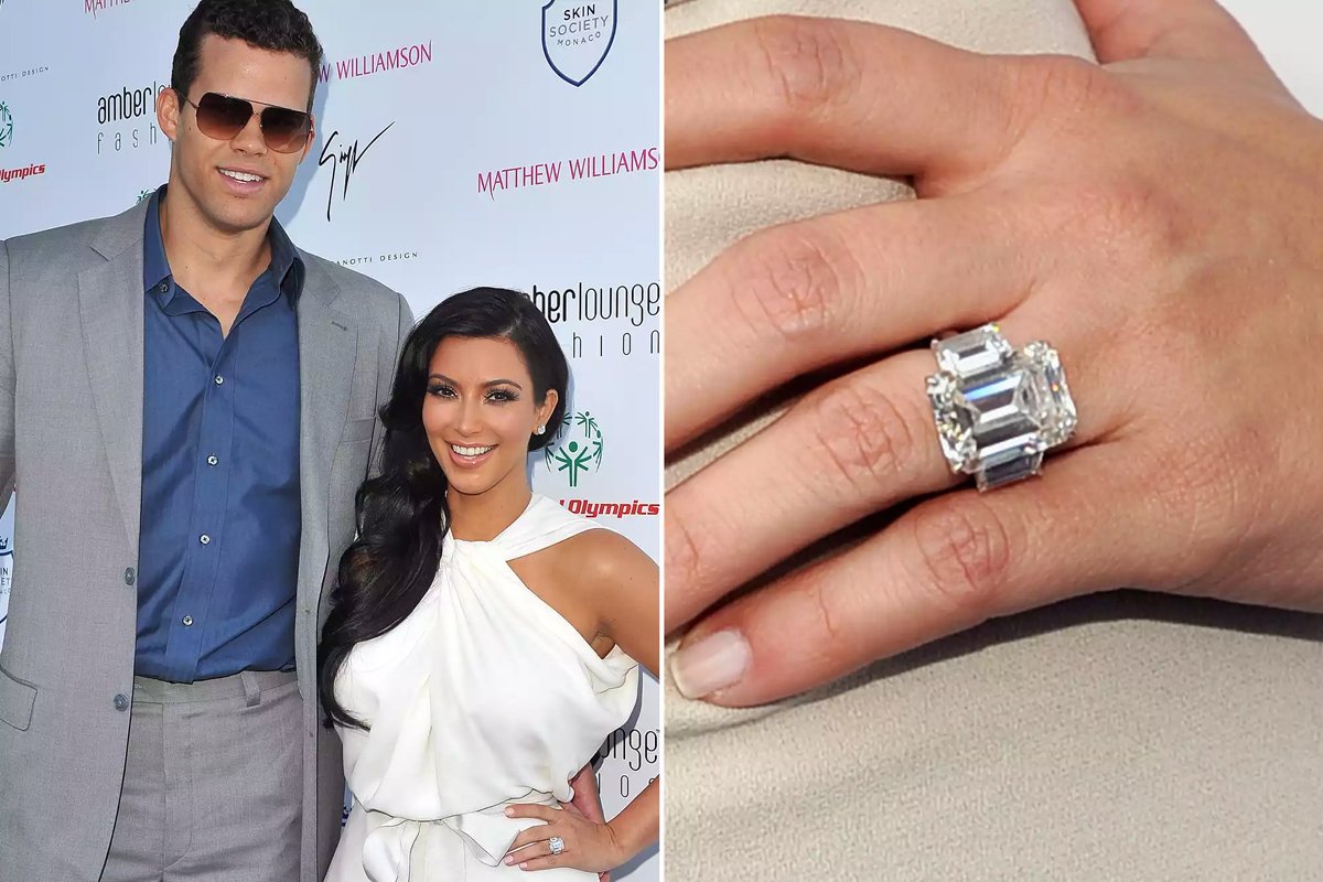 Kim Kardashian and Kris Humphries.