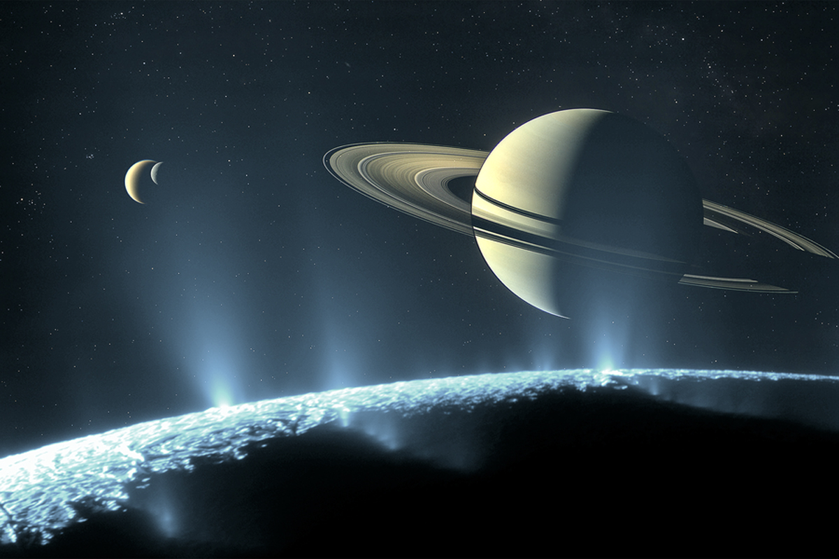 Planet Saturnus.
