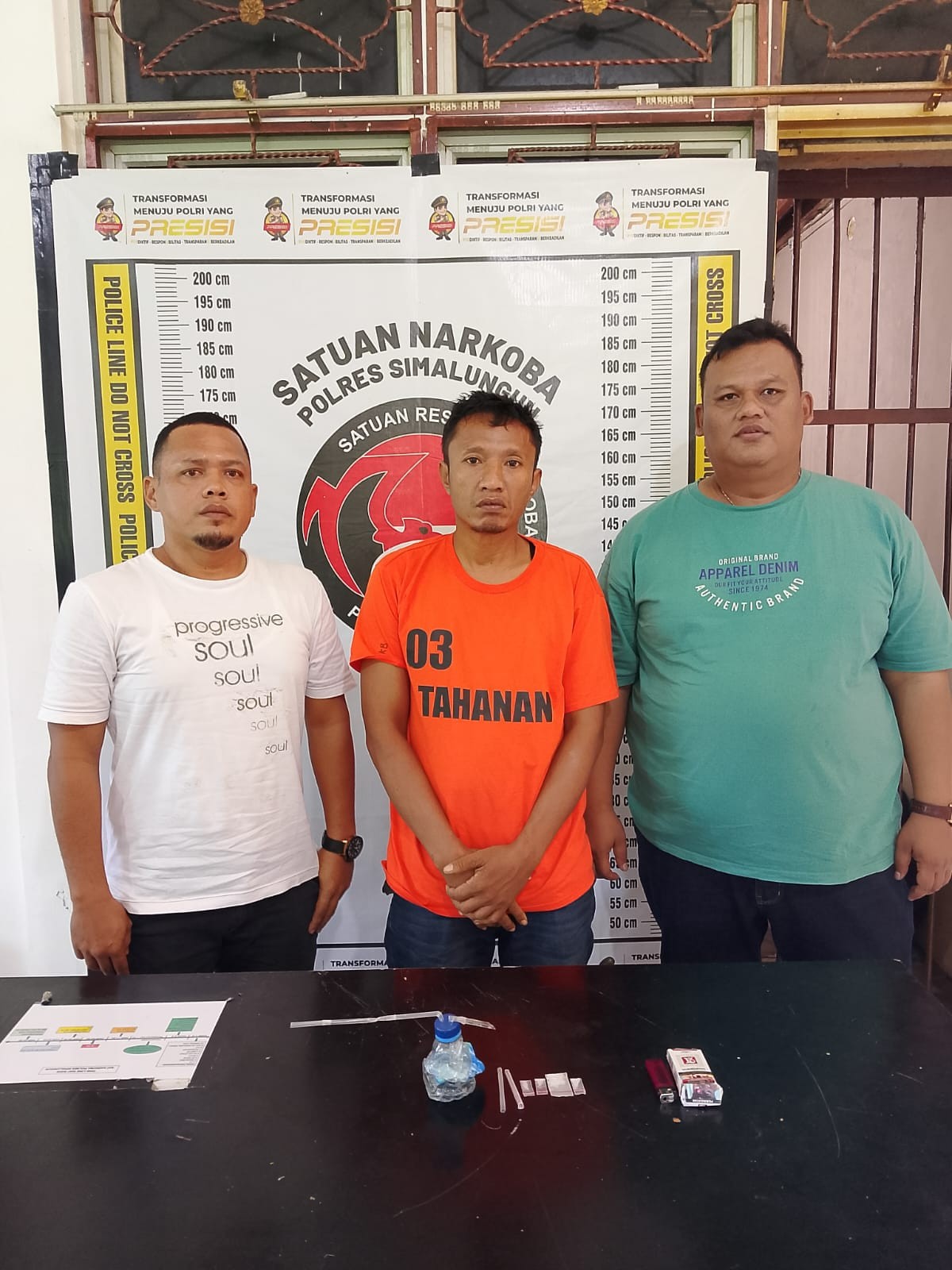Pengedar sabu, Surono dibekuk polisi, Rabu (12/3) malam.