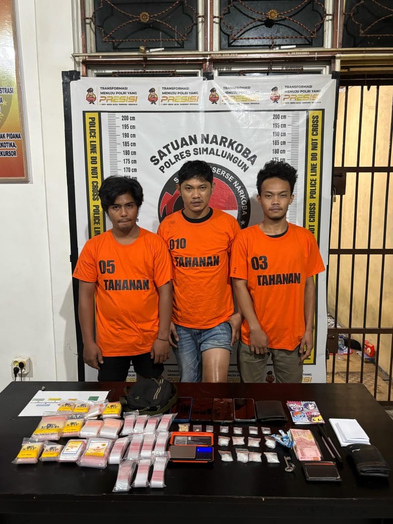 Komplotan pengedar narkoba asal Tebingtinggi.