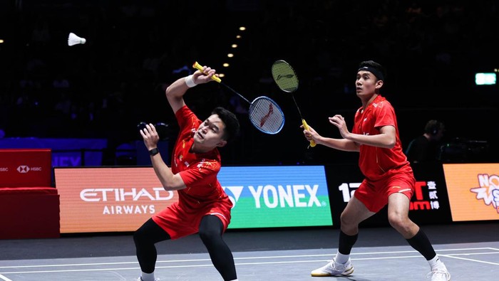 Leo Rolly Carnando/Bagas Maulana gagal menjadi juara All England 2025.