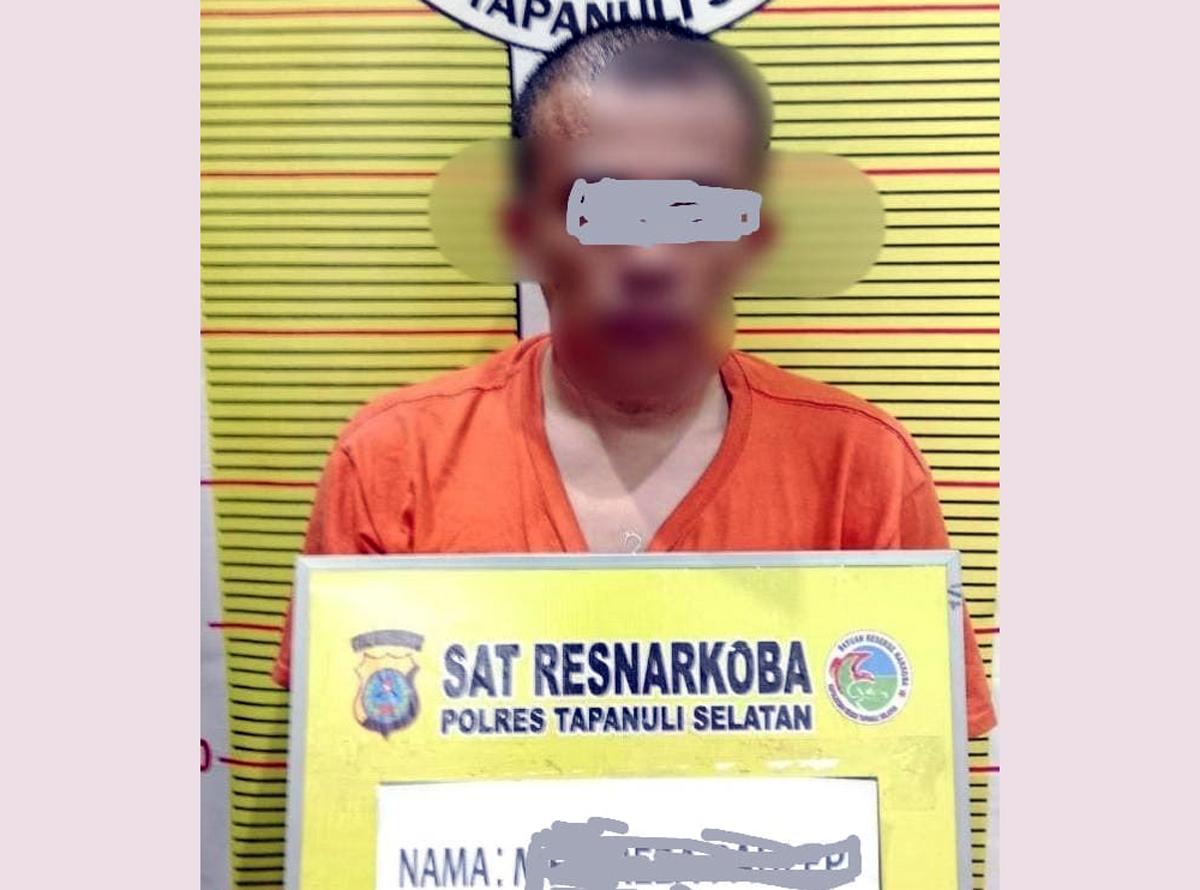 Tersangka MRP, oknum sekuriti pengedar narkoba.