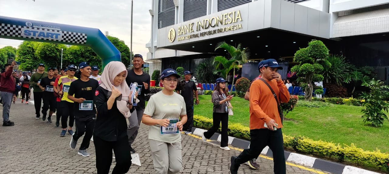 Peserta QURMA Run KPw BI Pematangsiantar.
