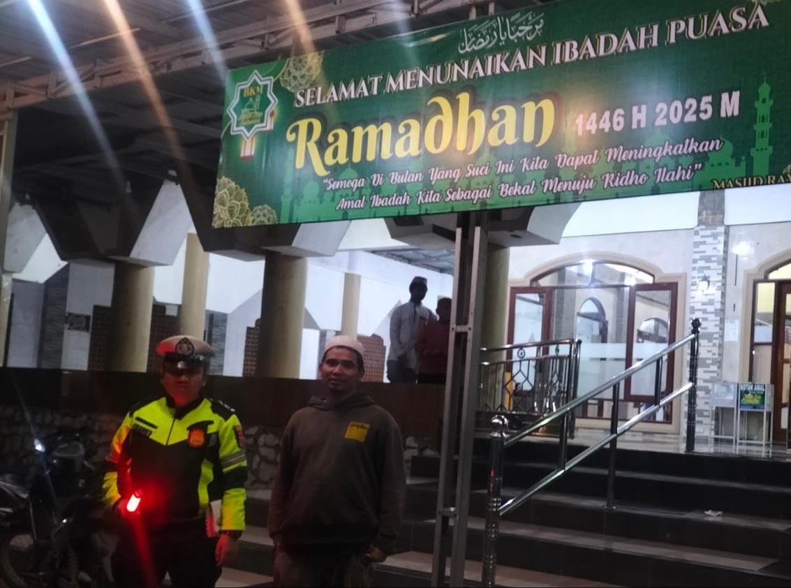 BLP Satlantas Polres Simalungun di masjid-masjid.
