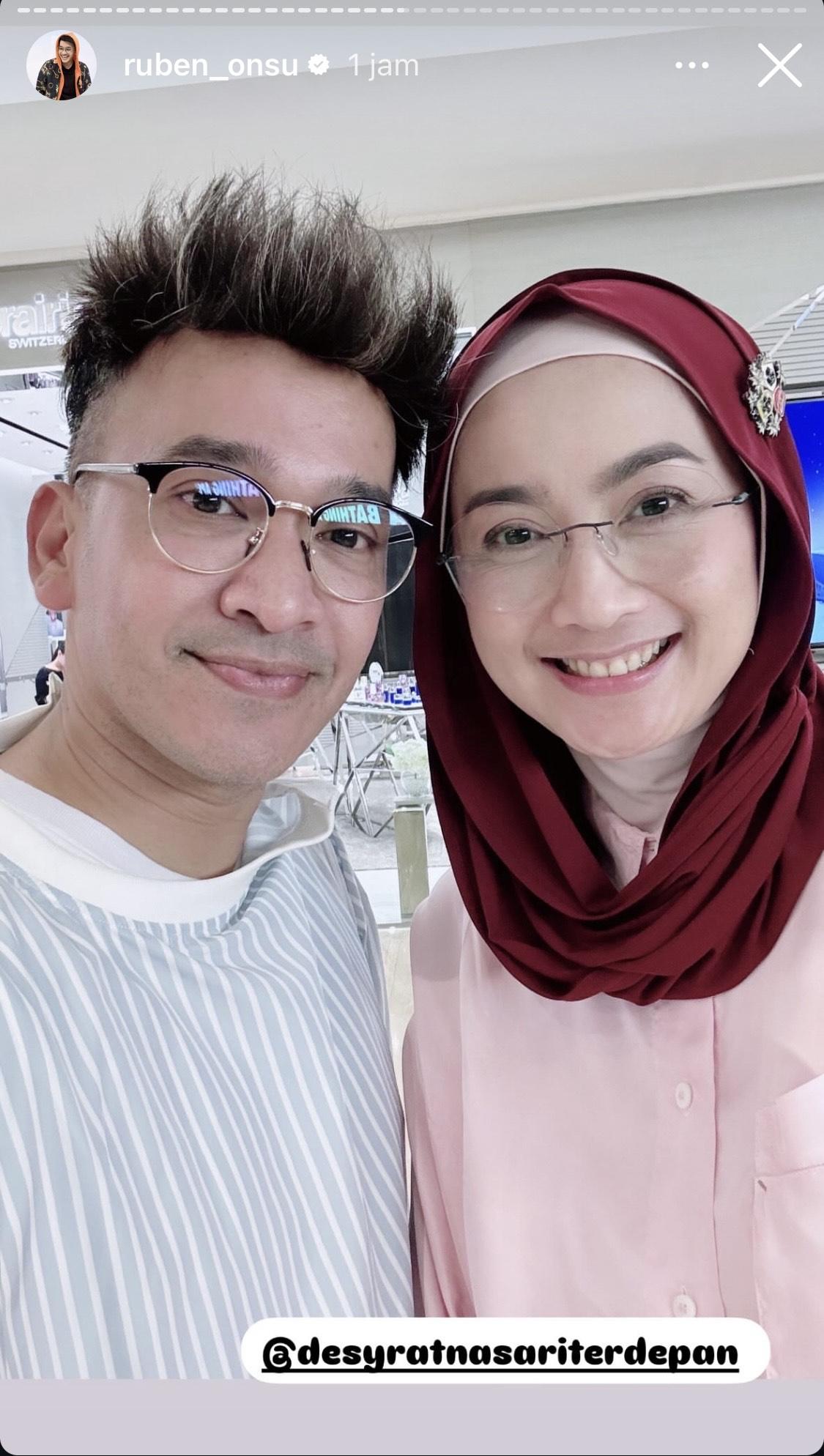 Ruben Onsu dan Desy Ratnasari
