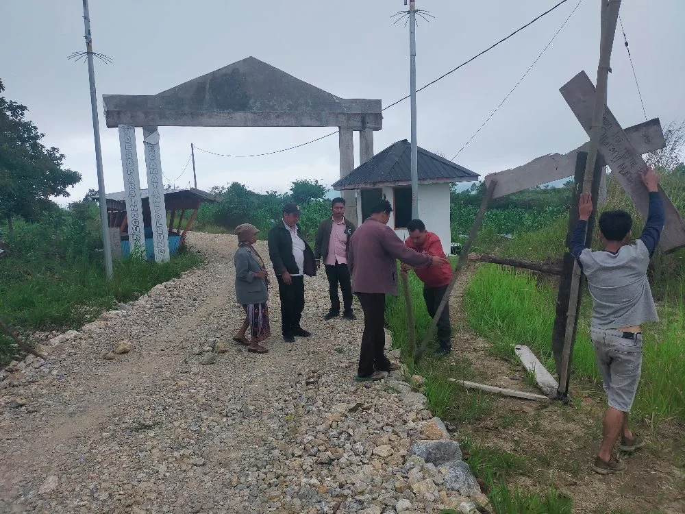 Akses ke objek wisata Silemeleme, Pollung, Humbahas, kembali dibuka.