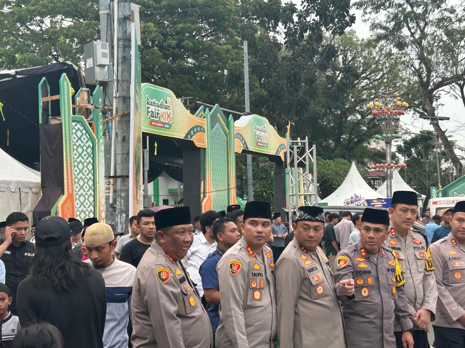 AKBP Yogen Heroes Baruno di acara Safari Ramadhan Kapolri.