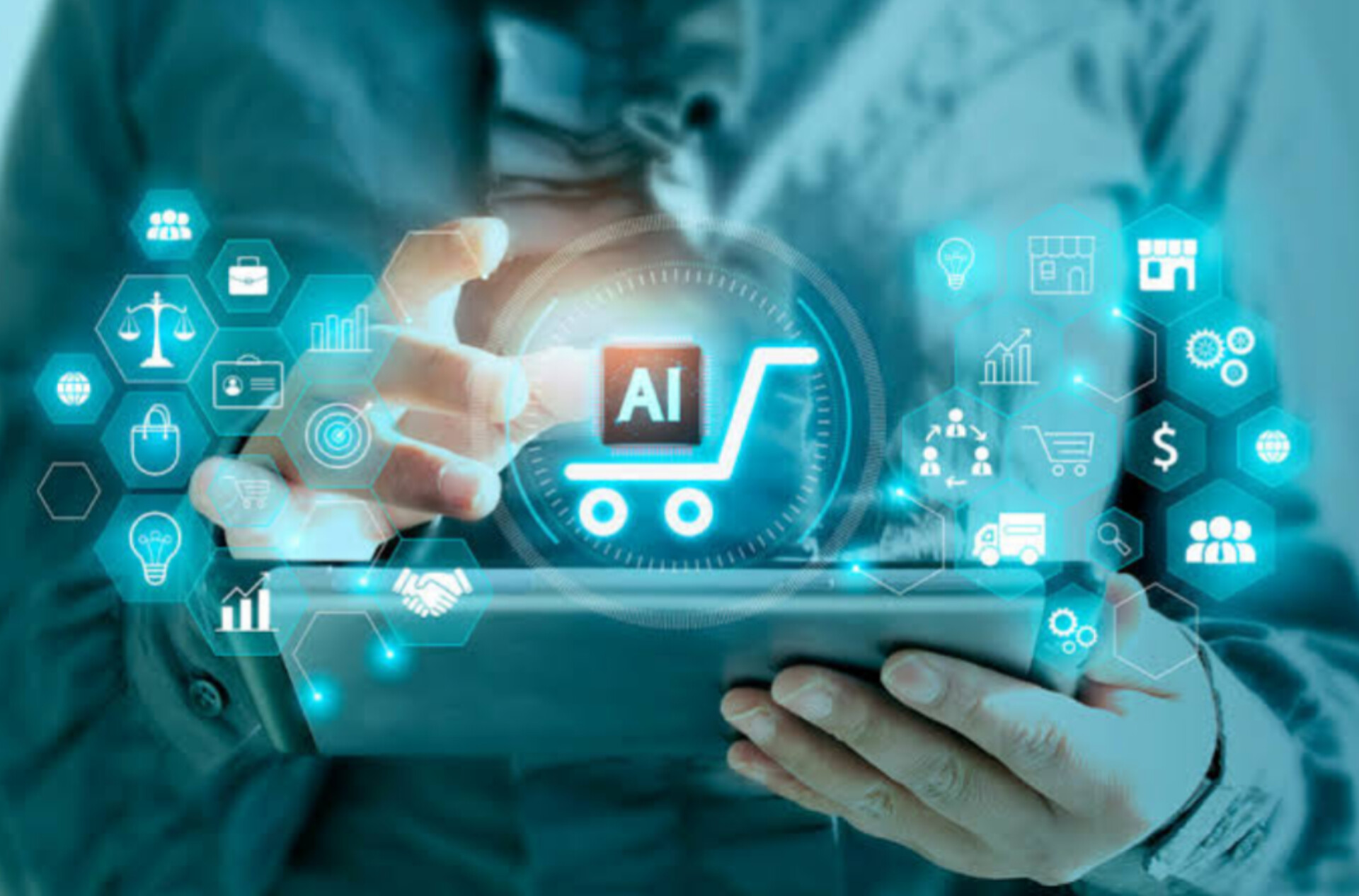 Penggunaan AI di tempat kerja.