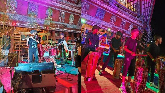 Pertunjukan Seni dan Budaya Batak menampilkan talenta anak Samosir di Lopo Hotel and Resort, 22 Maret 2025.