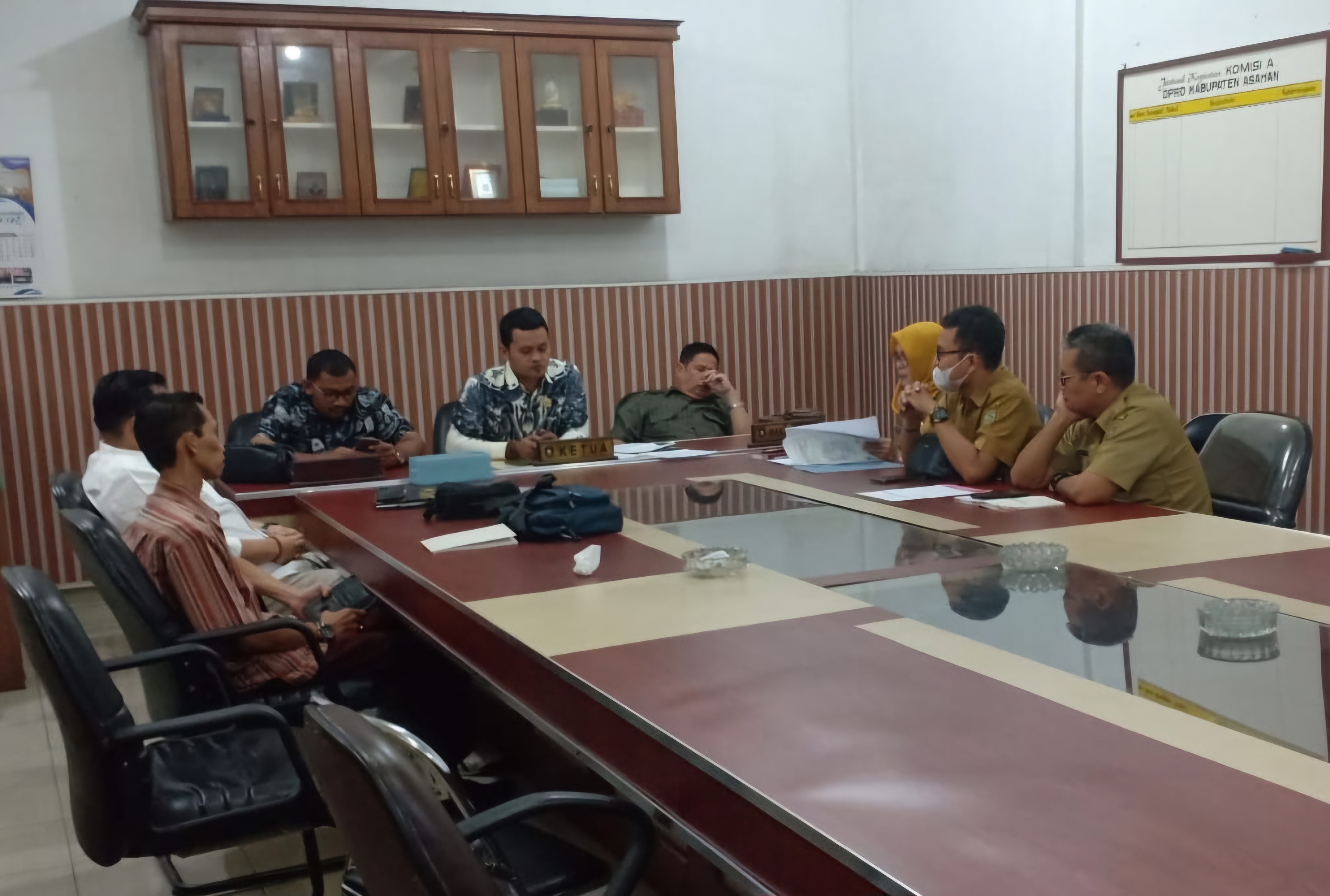 Rapat Dengar Pendapat (RDP) yang digelar di Ruang Rapat Komisi A DPRD Kabupaten Asahan, Selasa (25/03/25), tidak dihadiri CV Asahan Jaya Abadi.