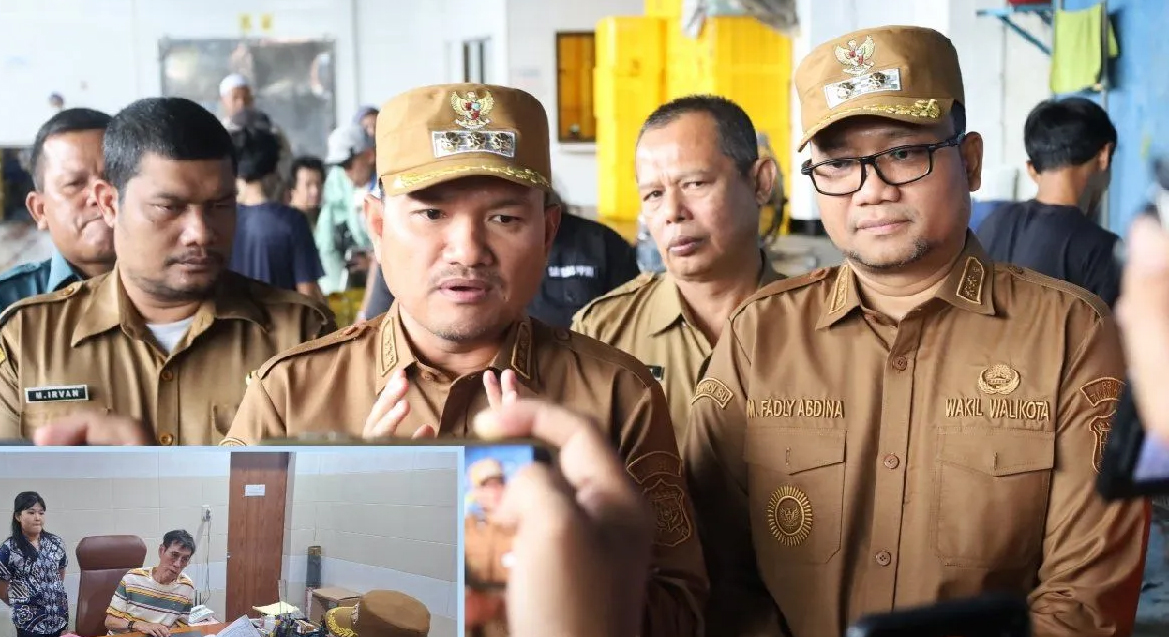 Wali Kota Tanjungbalai Mahyaruddin Salim melakukan inspeksi mendadak (sidak) ke dua perusahaan besar di wilayah Kecamatan Teluk Nibung, Selasa (25/3).