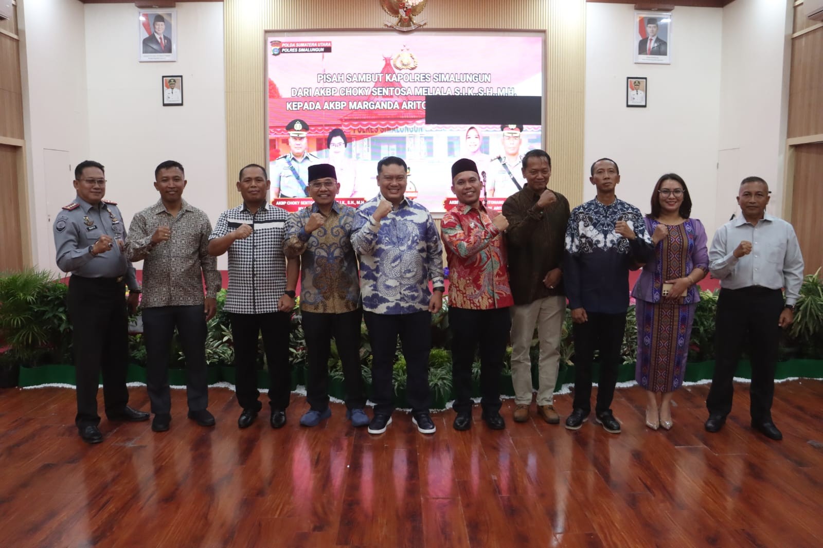 Temu Pisah Kapolres Simalungun.