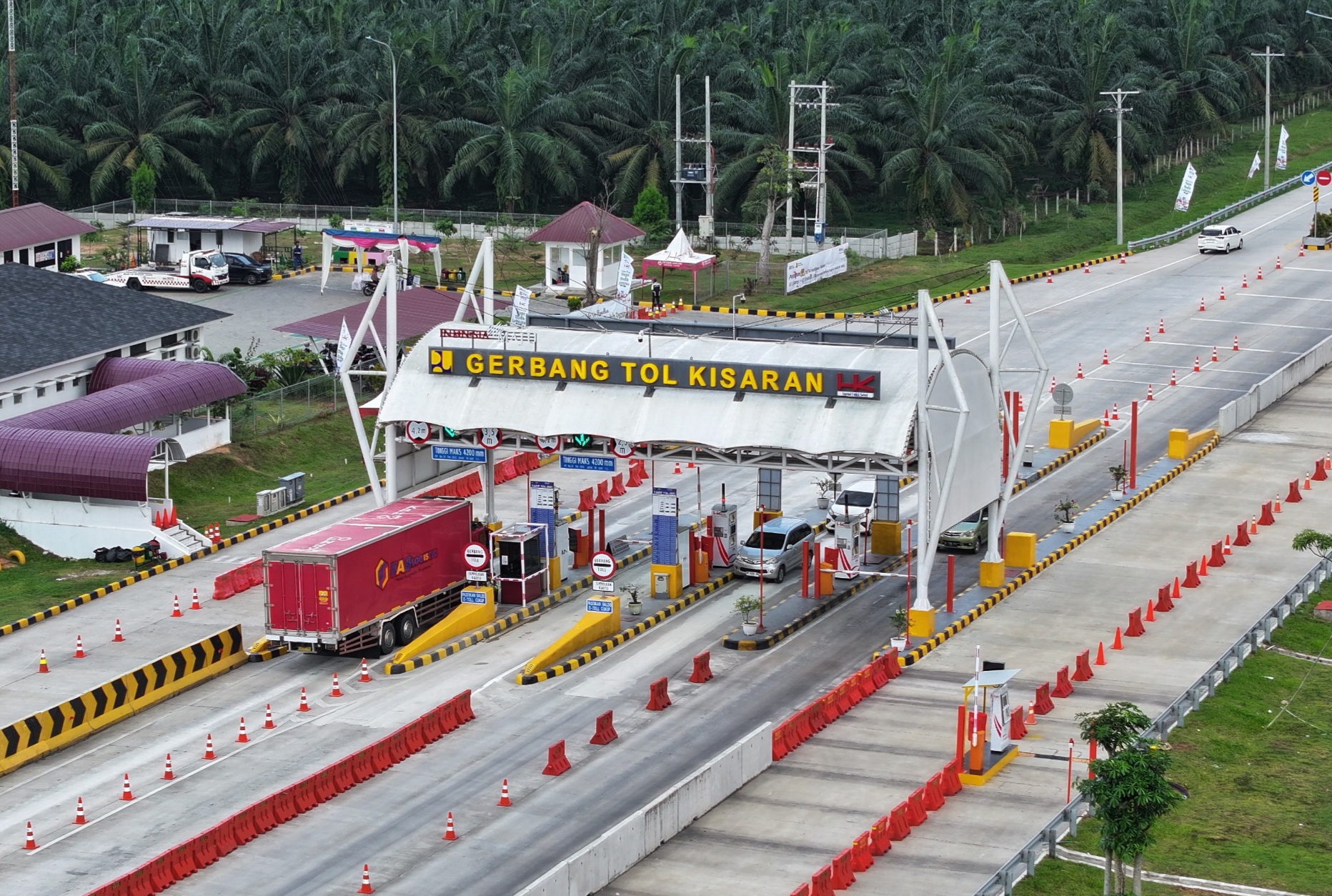 Gerbang tol Kisaran - Ilustrasi.