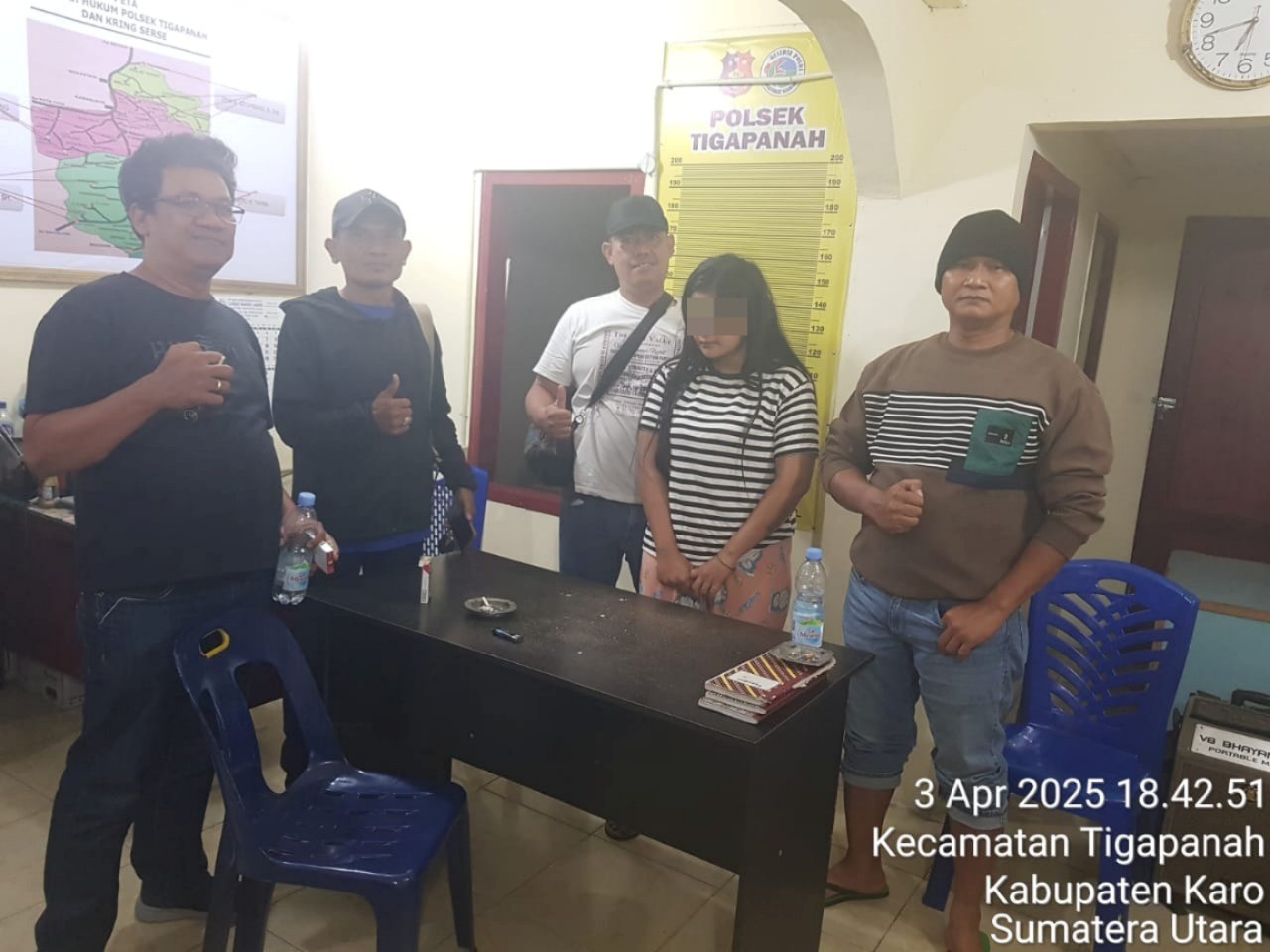 JLAS alias Juwita di Mapolsek Tigapanah Kabupaten Karo.