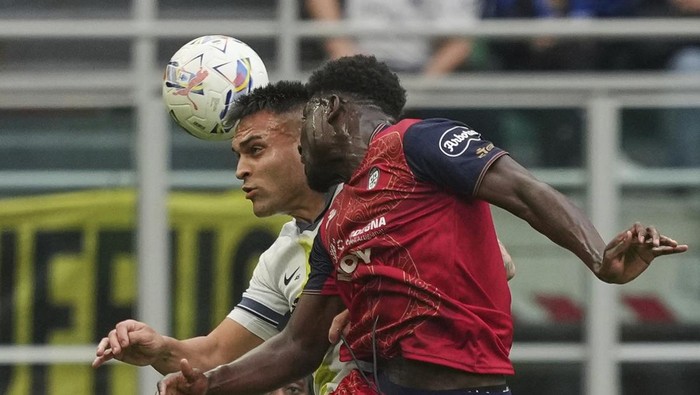 Menjamu Cagliari di Giuseppe Meazza, Sabtu (12/4/2025) malam WIB, Inter Milan tampil meyakinkan.