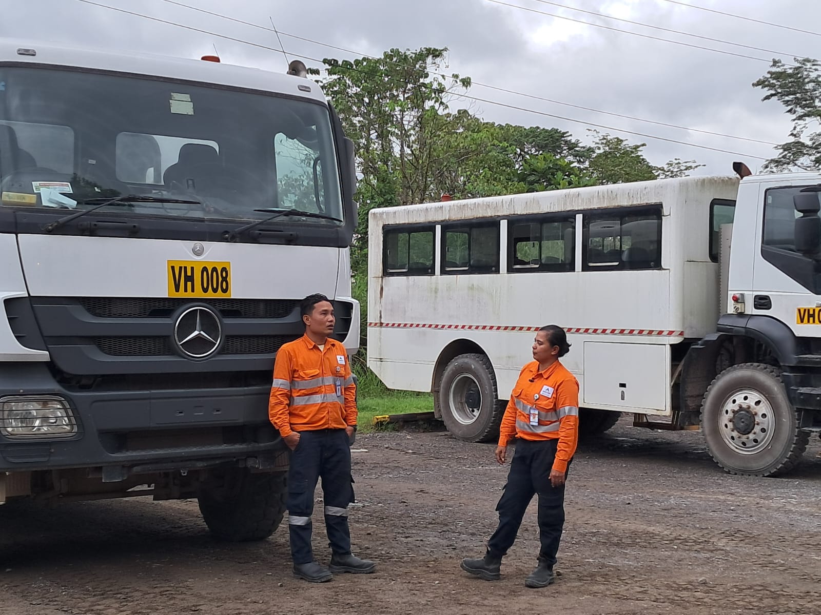 Sarpita Tiurma Gabe (nana), perempuan yang menjadi operator manhaul di Tambang Emas Martabe, Batang Toru, Tapanuli Selatan.