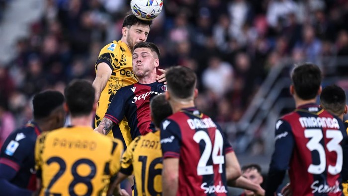 Bologna mengalahkan inter 1-0.