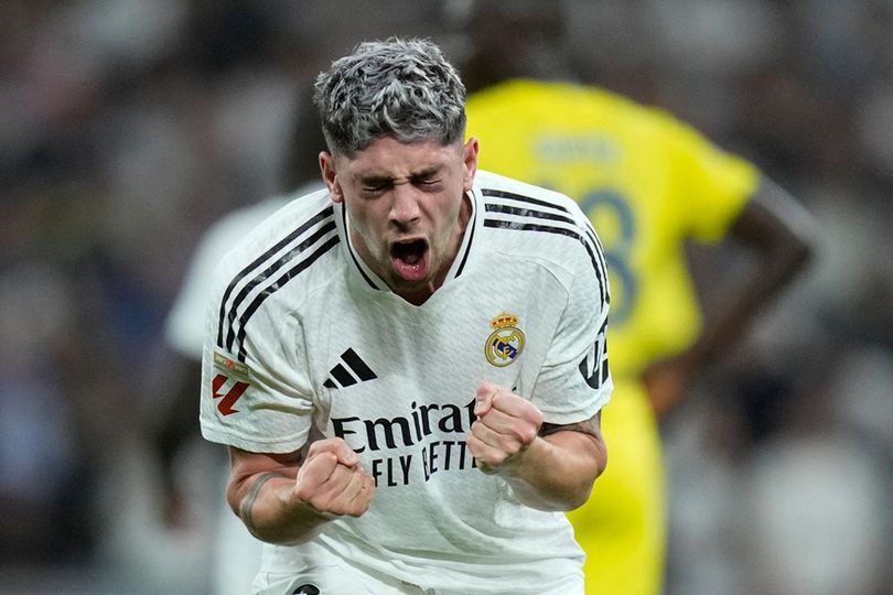 Valverde mencetak gol kemenangan Madrid.