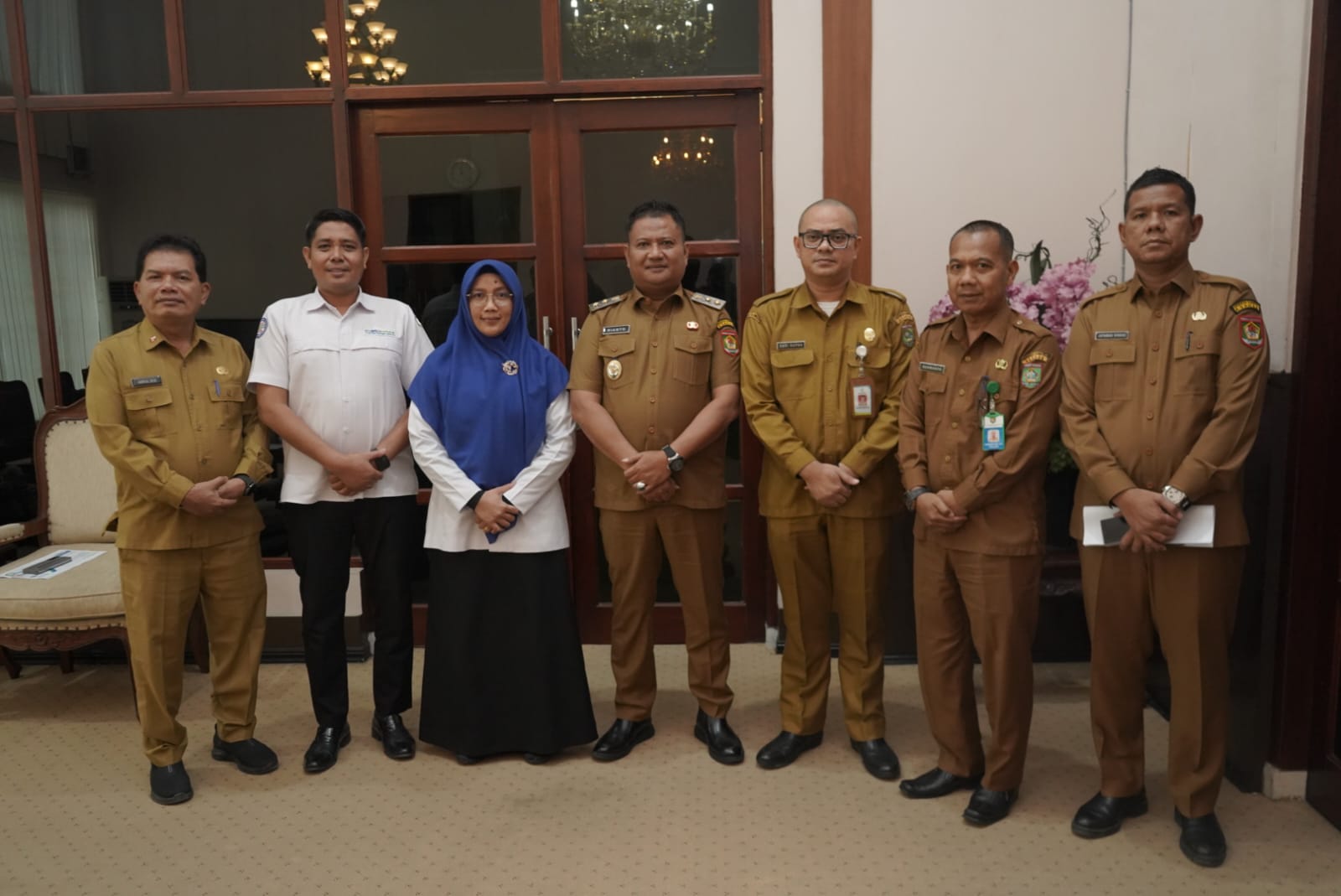 BPJS Kesehatan Cabang Kisaran audiekepada Wakil Bupati Asahan, Rianto, SH, MAP, di ruang kerja Bupati, Senin (21/4/2025).