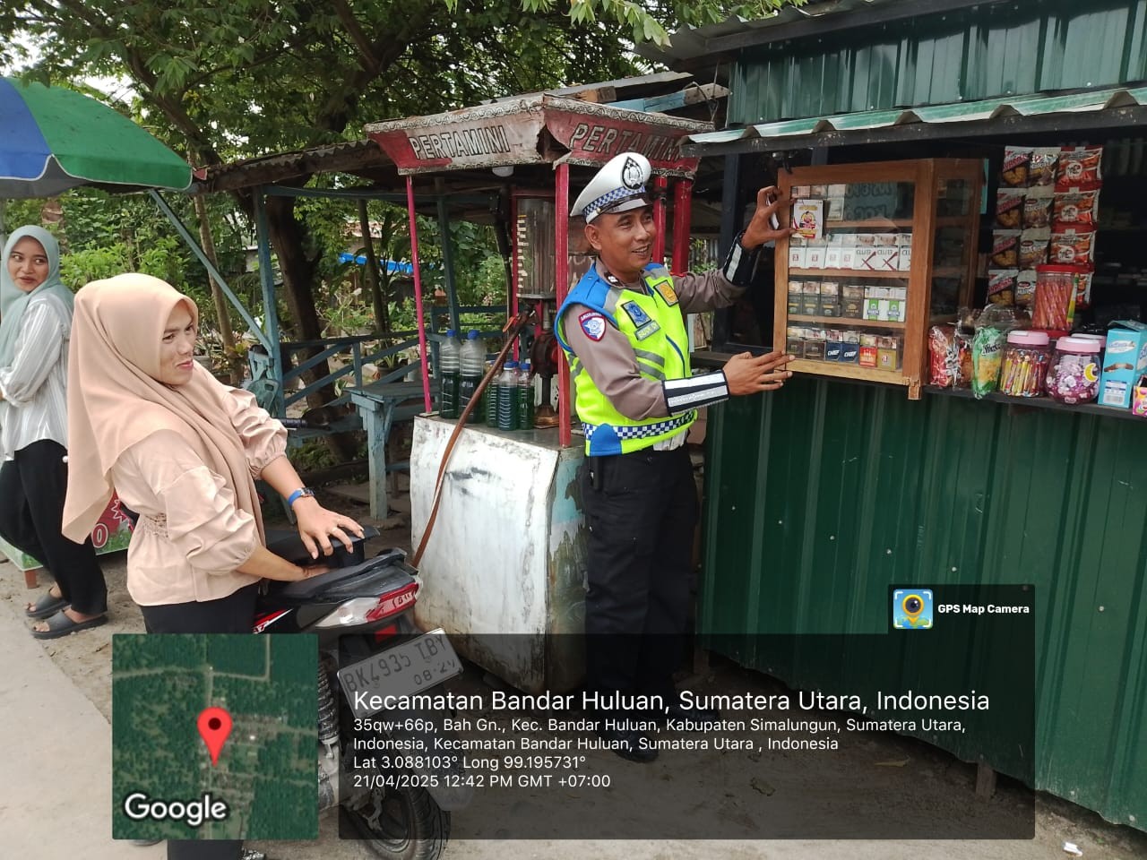 Satlantas Polres Simalungun menggelar patrol intensif.