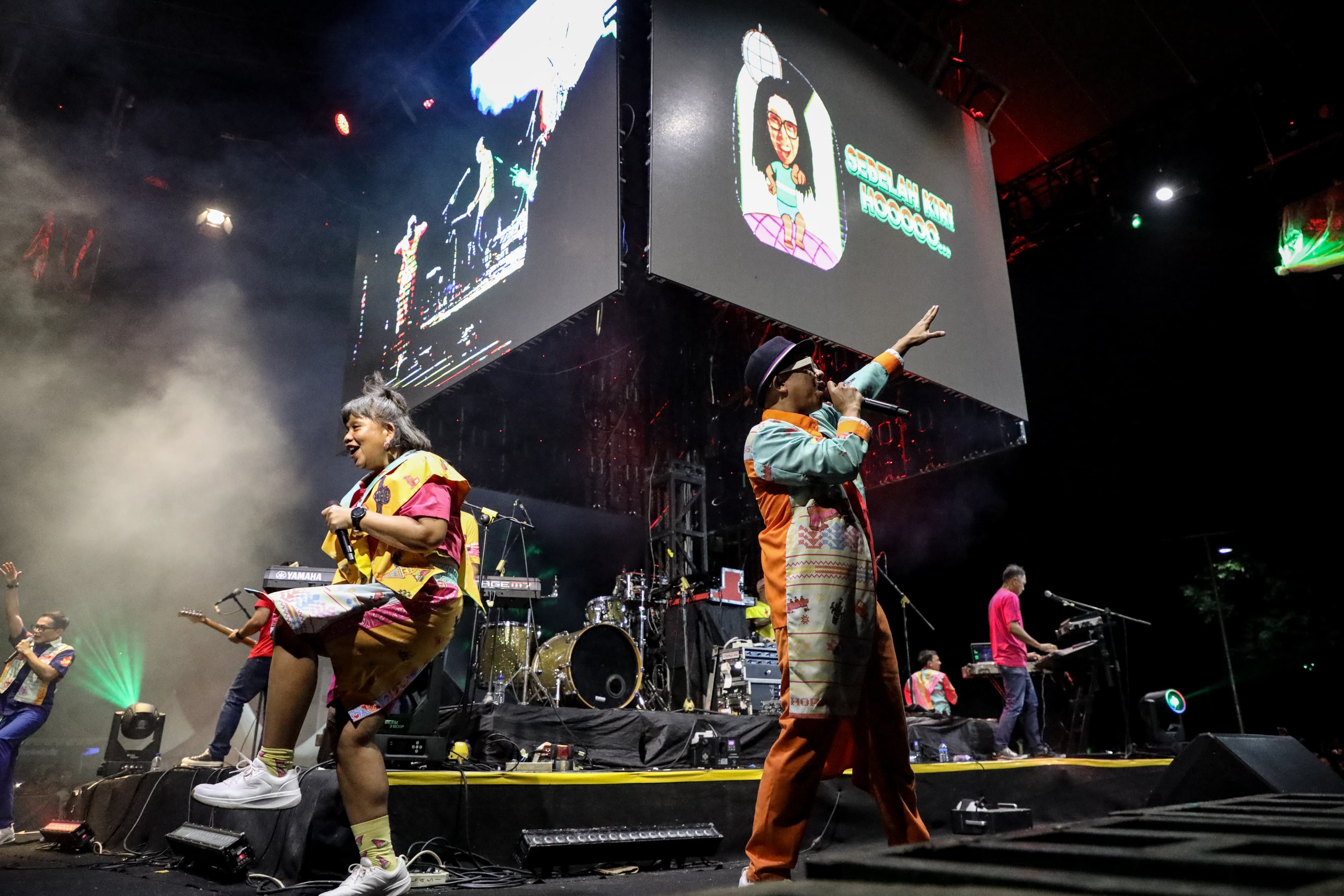 Penampilan Project Pop di Konser 154 Tahun Kota Pematangsiantar.