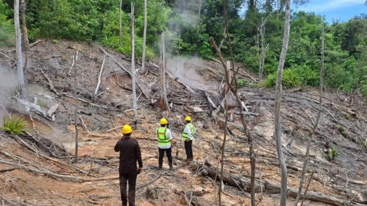 PT SMGP bersama Dinas Lingkungan Hidup Kabupaten Mandailing Natal melakukan tinjauan lapangan langsung.