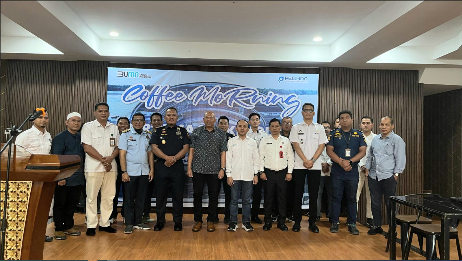 PT Pelindo Regional I Tanjungbalai Asahan melaksanakan kegiatan Coffee Morning bersama Stakeholder pelabuhan Teluk Nibung.