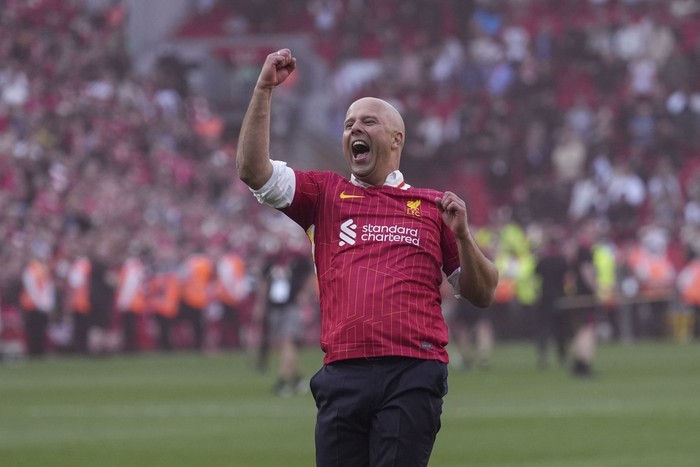 Arne Slot, manajer Liverpool.