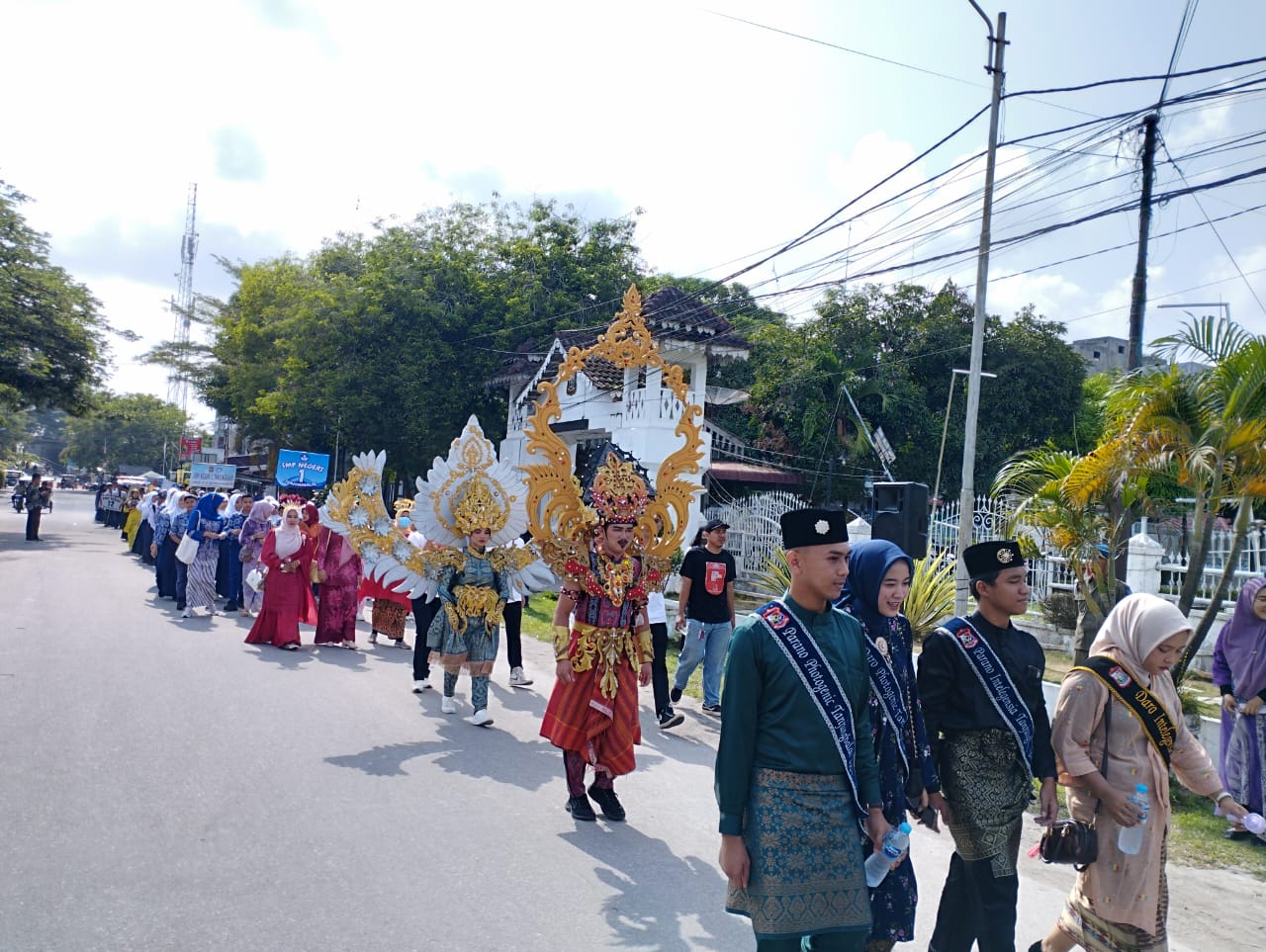 Pawai Kebudayaan di Tanjungbalai.