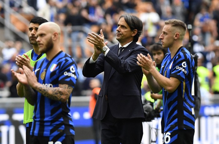 Pelatih Inter Milan, Simone Inzaghi.
