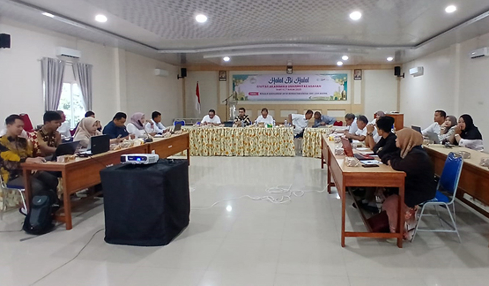 Pengenalan dan Pelatihan Sistem Manajemen Aset Universitas Asahan di Gedung Zulfirman Siregar.