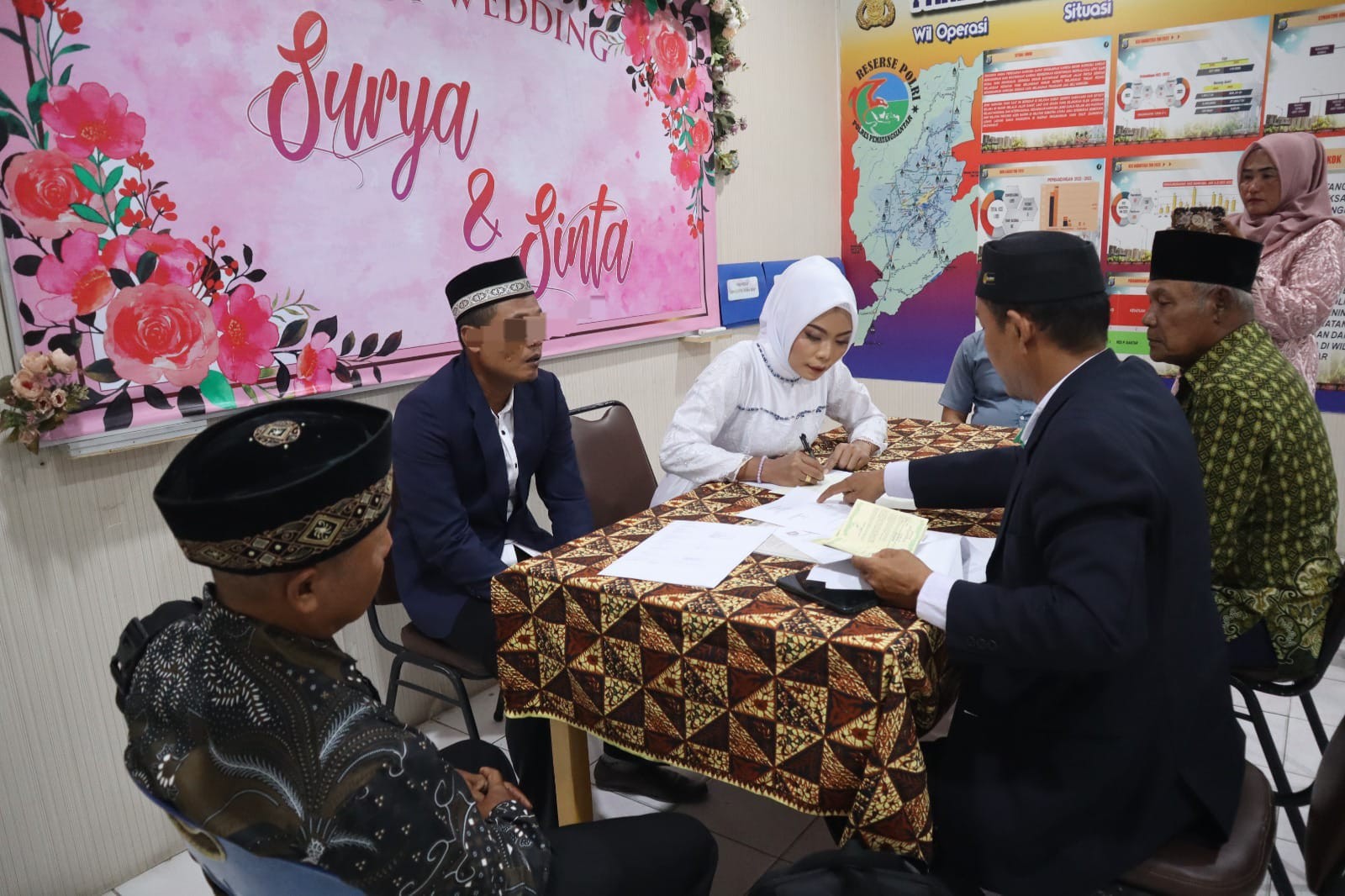 Akad nikah tahanan kasus narkoba.