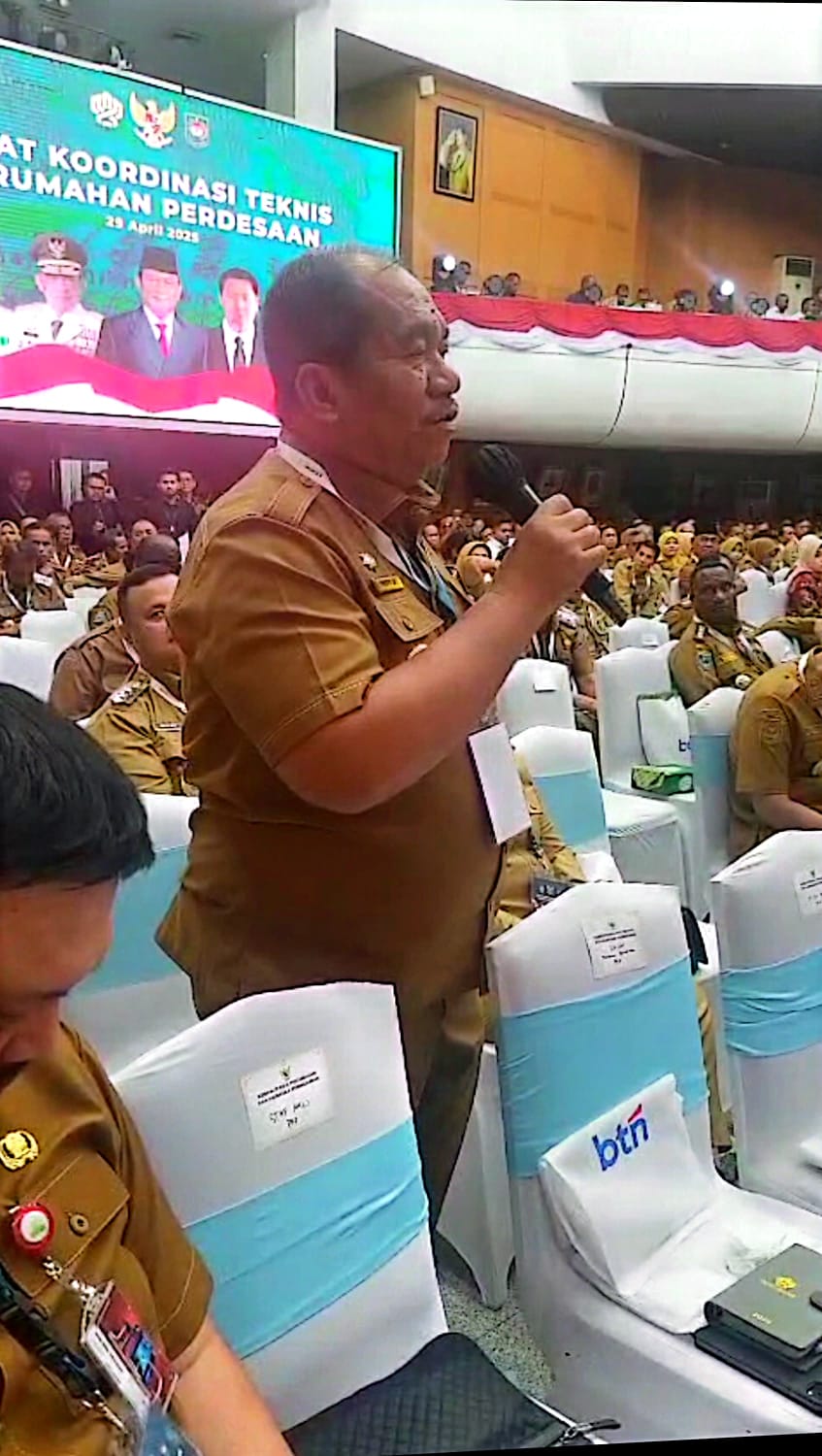 Bupati Asahan Taufik Zainal Abidin Siregar SSos MSi menghadiri Rapat Koordinasi Teknis Perumahan Perdesaan yang digelar Kementerian Dalam Negeri RI, Selasa (29/4/2025), di Gedung Sasana Bhakti Praja.