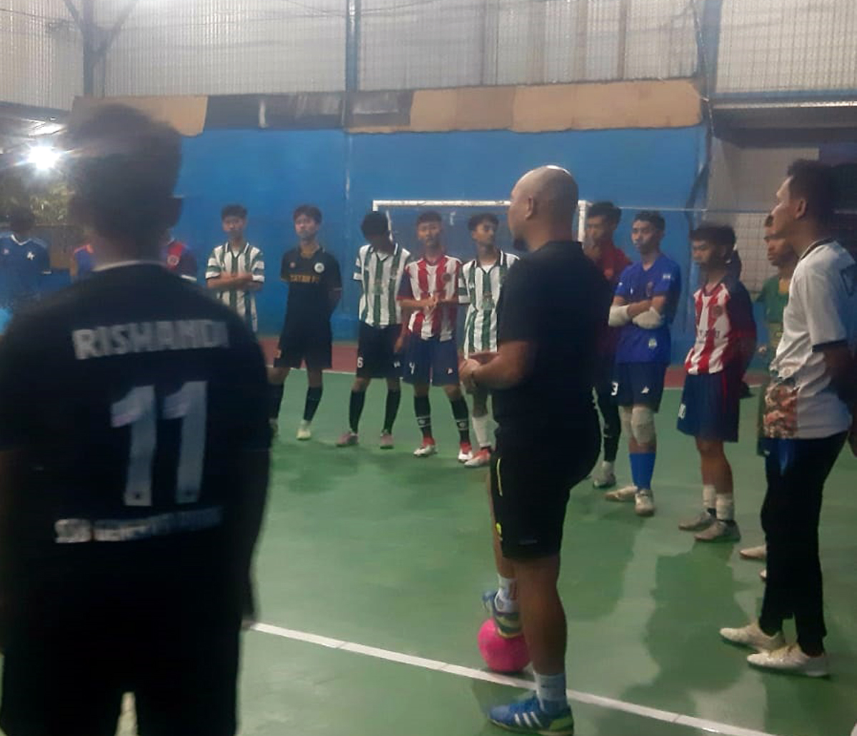 Asahan Futsal FC menggelar seleksi terbuka bagi 50 pemain futsal putra di Terminal Indoor Futsal, Sabtu (26/4/2025).