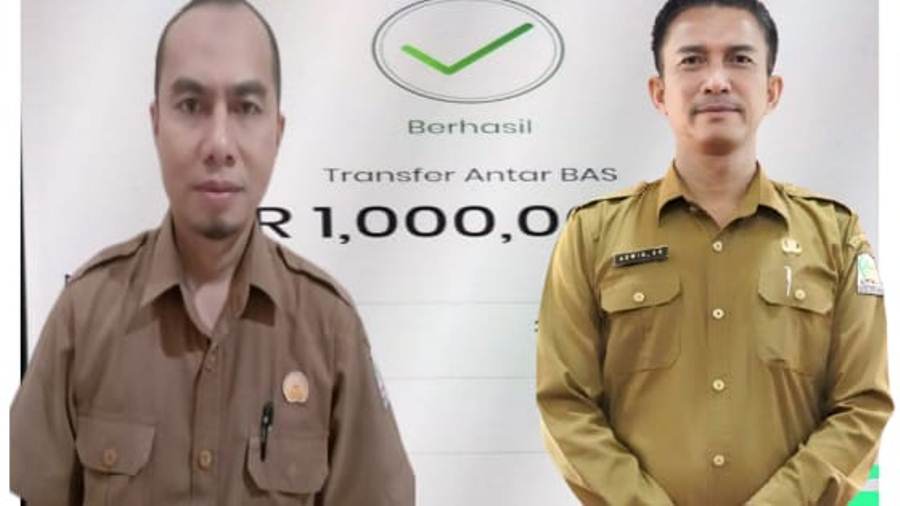 Plt Asisten III Asmaruddin (ketua panitia HUT) Azwir Kadis PMK.
