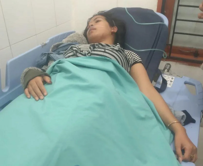 Murni Sarima Sopianna Purba harus mendapat perawatan intensif di&nbsp;IGD&nbsp;RSUD Doloksanggul&nbsp;pada Rabu malam (29/4/2025).