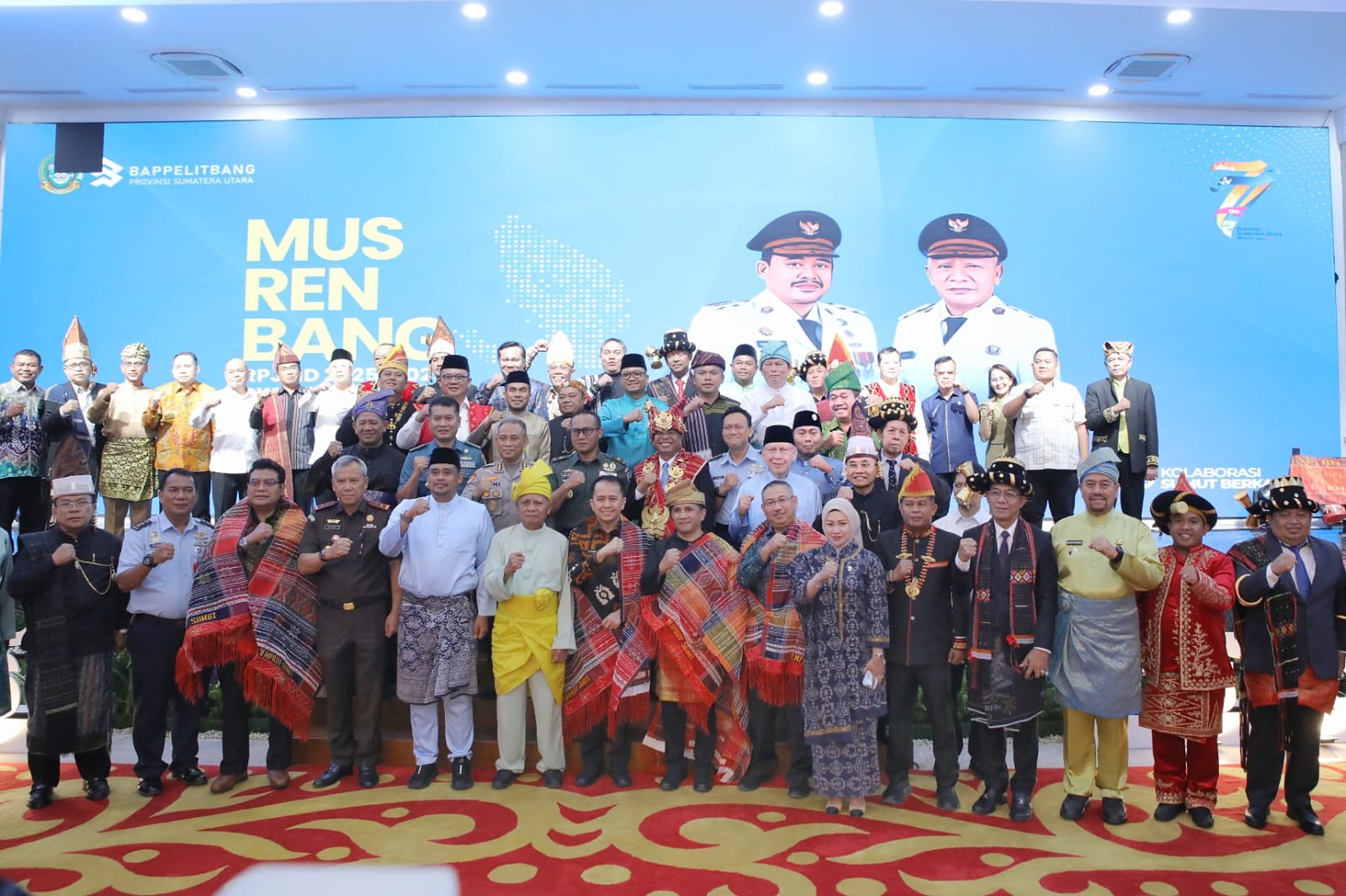 Bupati Asahan, Taufik Zainal Abidin Siregar, menghadiri pembukaan Musrenbang RPJMD 2025-2029 dan RKPD 2026 Sumut.