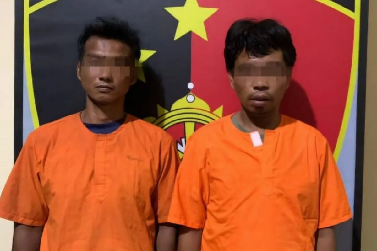 Dua tersangka begal diamankan saat hendak menjual barang curian di wilayah Perbaungan.