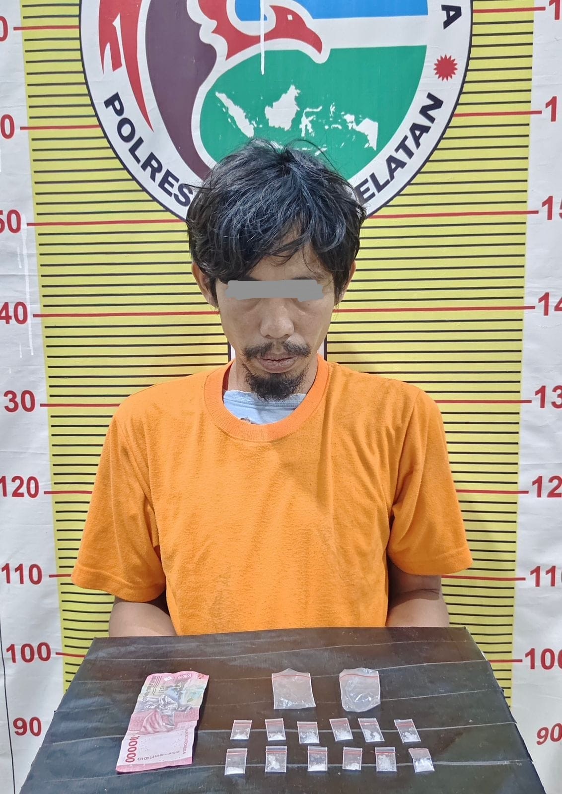 Tersangka pengedar sabu di Padang Bolak, Paluta.